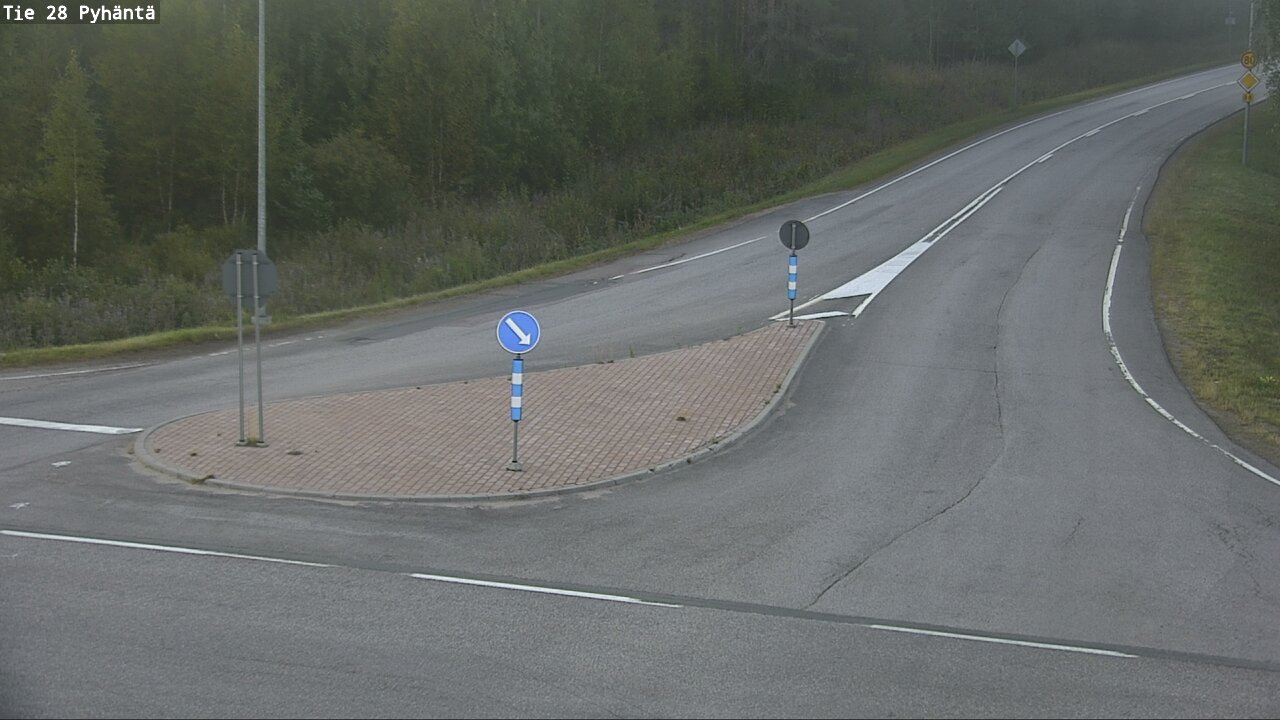 Kelikamerat Kuva Tie 28 Pyhäntä, Pyhäntä, Pohjois-Pohjanmaa