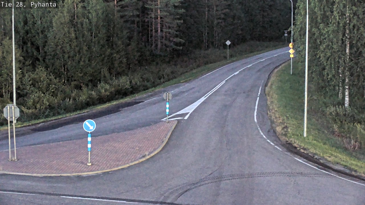 Kelikamerat Kuva Tie 28 Pyhäntä, Pyhäntä, Pohjois-Pohjanmaa