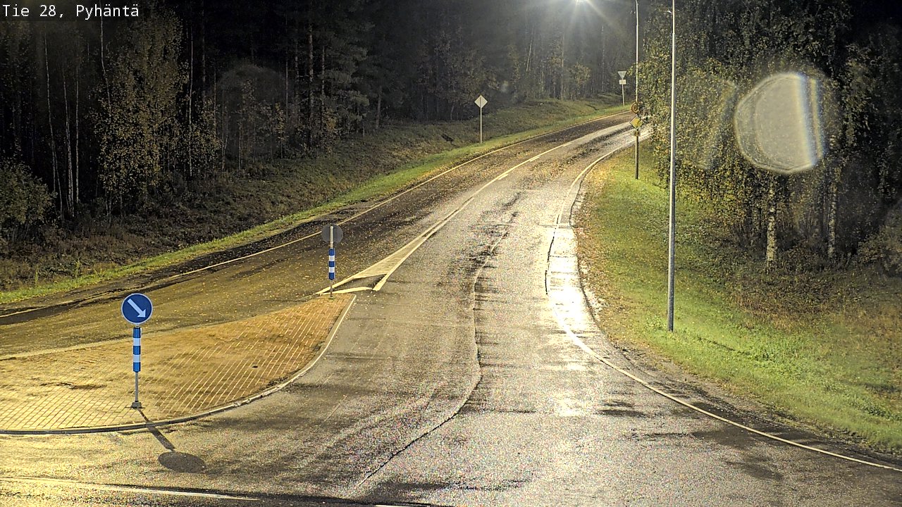 Kelikamerat Kuva Tie 28 Pyhäntä, Pyhäntä, Pohjois-Pohjanmaa