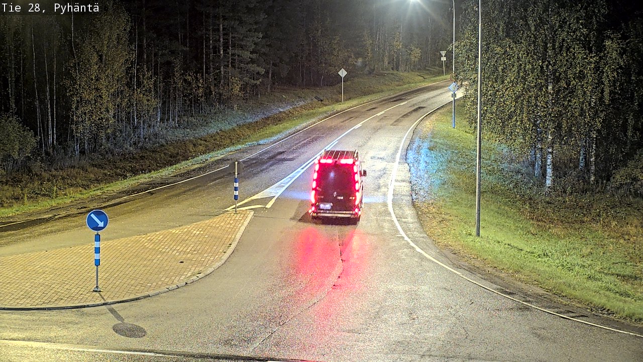 Kelikamerat Kuva Tie 28 Pyhäntä, Pyhäntä, Pohjois-Pohjanmaa
