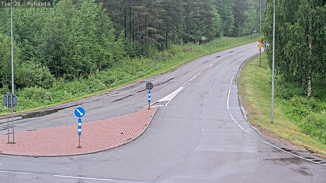 Kelikamerat Kuva Tie 28 Pyhäntä, Pyhäntä, Pohjois-Pohjanmaa