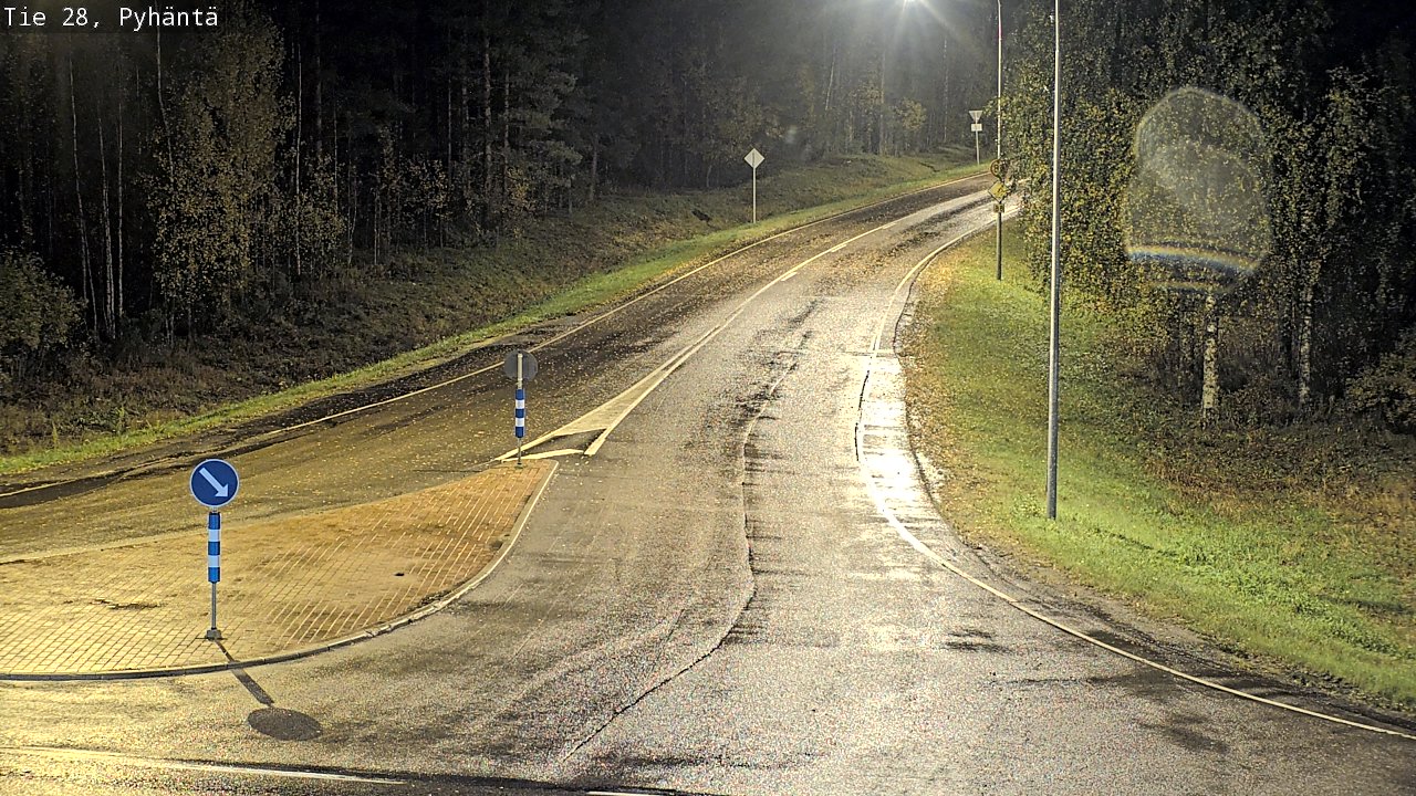 Kelikamerat Kuva Tie 28 Pyhäntä, Pyhäntä, Pohjois-Pohjanmaa