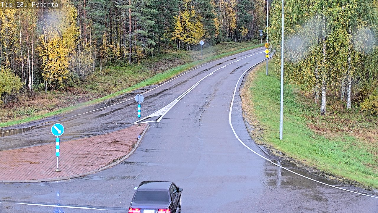 Kelikamerat Kuva Tie 28 Pyhäntä, Pyhäntä, Pohjois-Pohjanmaa