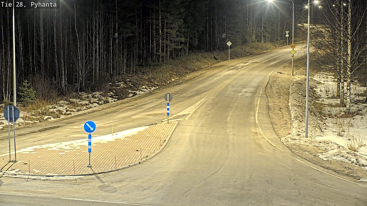 Kelikamerat Kuva Tie 28 Pyhäntä, Pyhäntä, Pohjois-Pohjanmaa