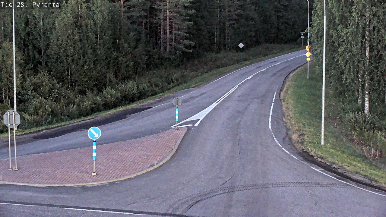 Kelikamerat Kuva Tie 28 Pyhäntä, Pyhäntä, Pohjois-Pohjanmaa