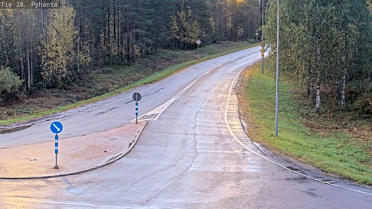 Kelikamerat Kuva Tie 28 Pyhäntä, Pyhäntä, Pohjois-Pohjanmaa