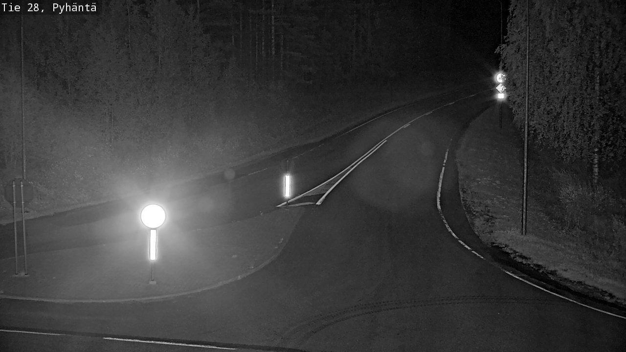 Kelikamerat Kuva Tie 28 Pyhäntä, Pyhäntä, Pohjois-Pohjanmaa