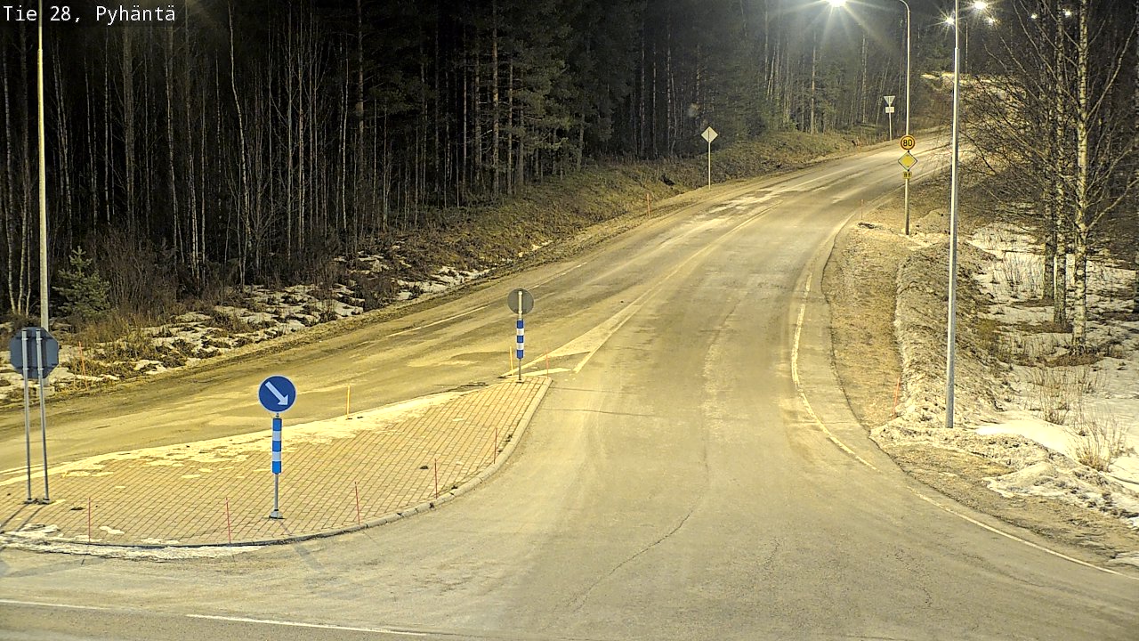 Kelikamerat Kuva Tie 28 Pyhäntä, Pyhäntä, Pohjois-Pohjanmaa