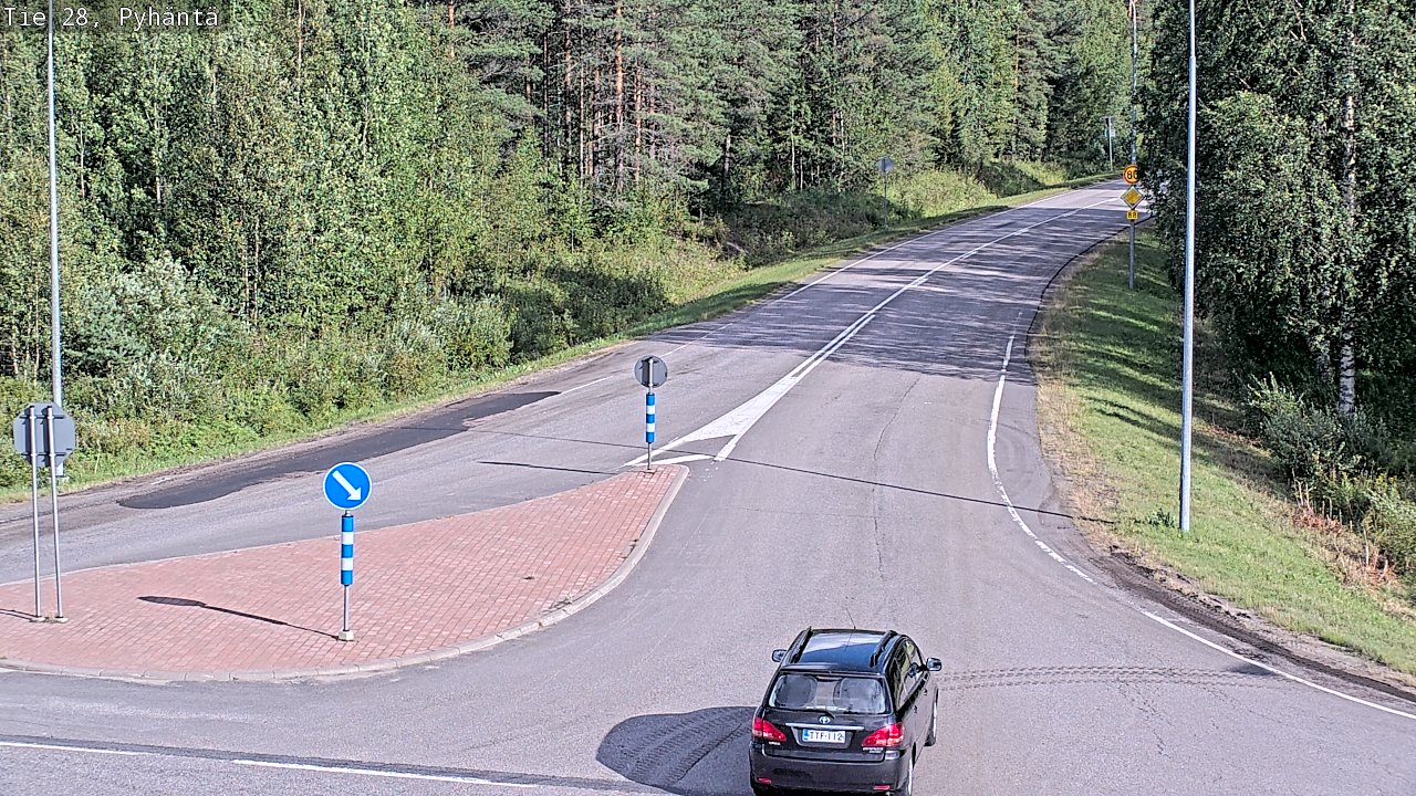 Kelikamerat Kuva Tie 28 Pyhäntä, Pyhäntä, Pohjois-Pohjanmaa