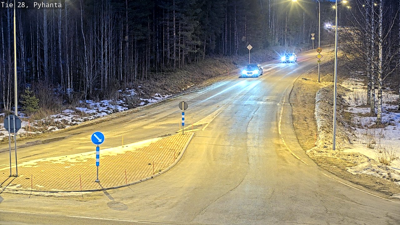 Kelikamerat Kuva Tie 28 Pyhäntä, Pyhäntä, Pohjois-Pohjanmaa