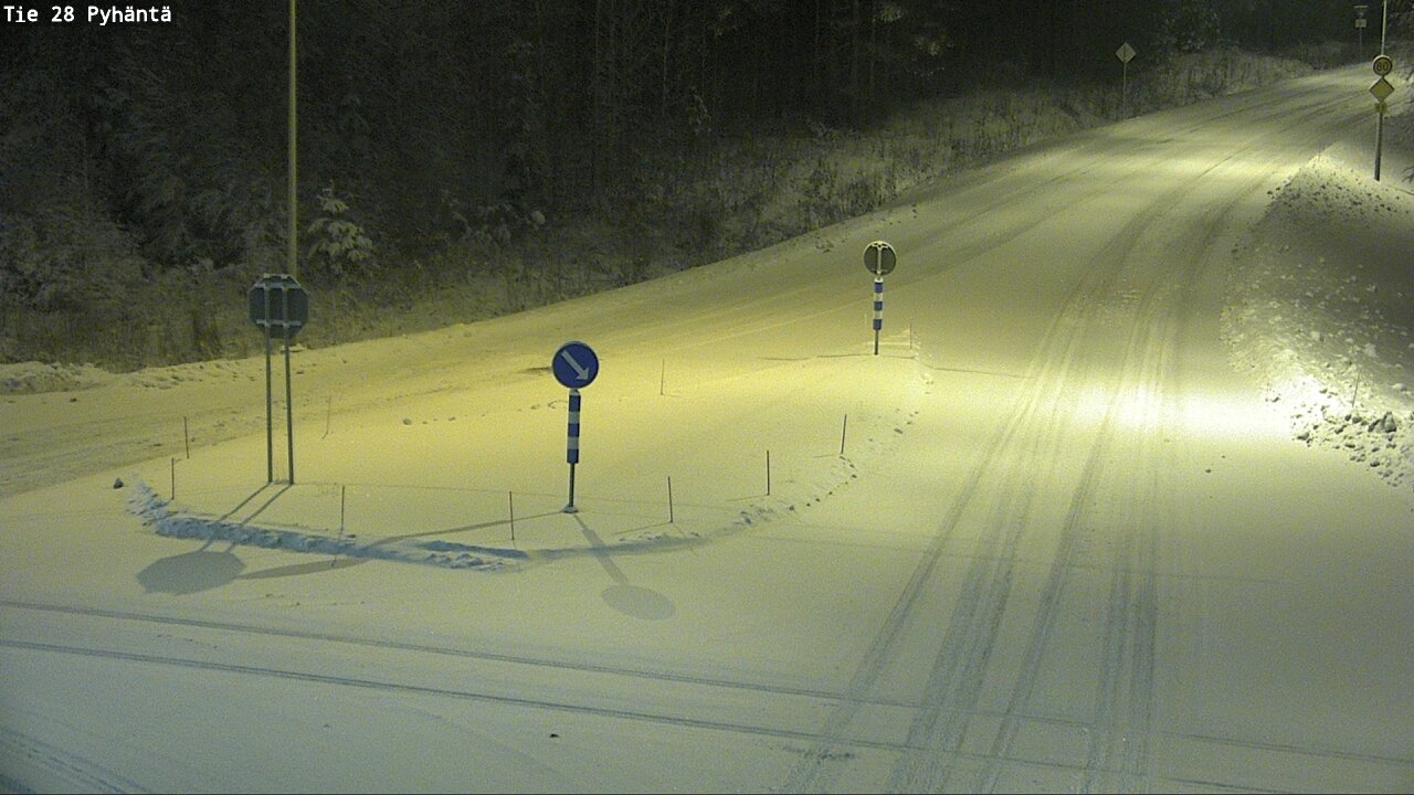 Kelikamerat Kuva Tie 28 Pyhäntä, Pyhäntä, Pohjois-Pohjanmaa