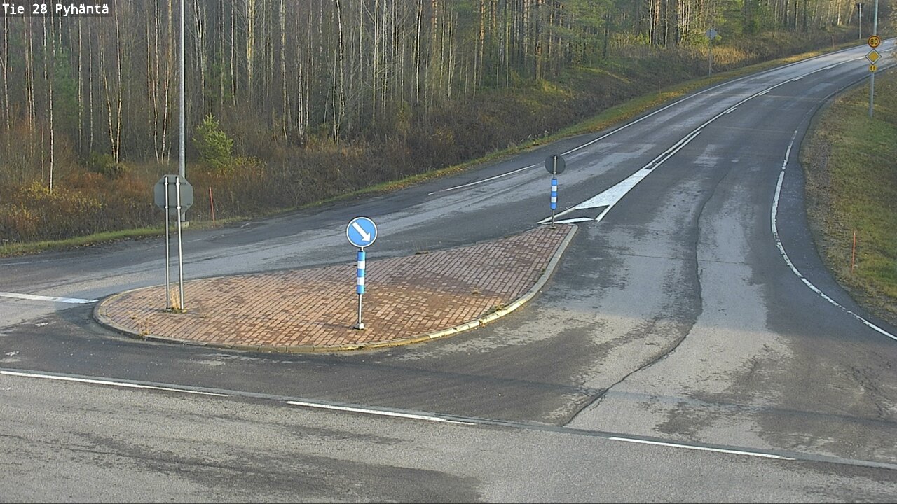 Kelikamerat Kuva Tie 28 Pyhäntä, Pyhäntä, Pohjois-Pohjanmaa