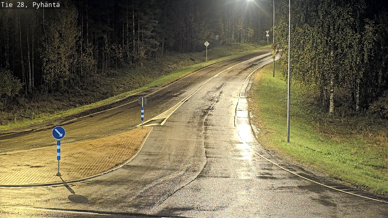 Kelikamerat Kuva Tie 28 Pyhäntä, Pyhäntä, Pohjois-Pohjanmaa