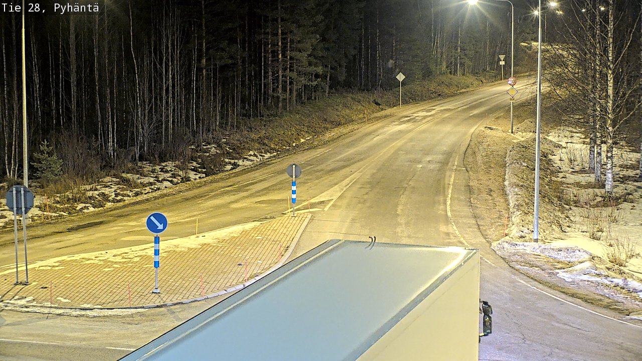 Kelikamerat Kuva Tie 28 Pyhäntä, Pyhäntä, Pohjois-Pohjanmaa
