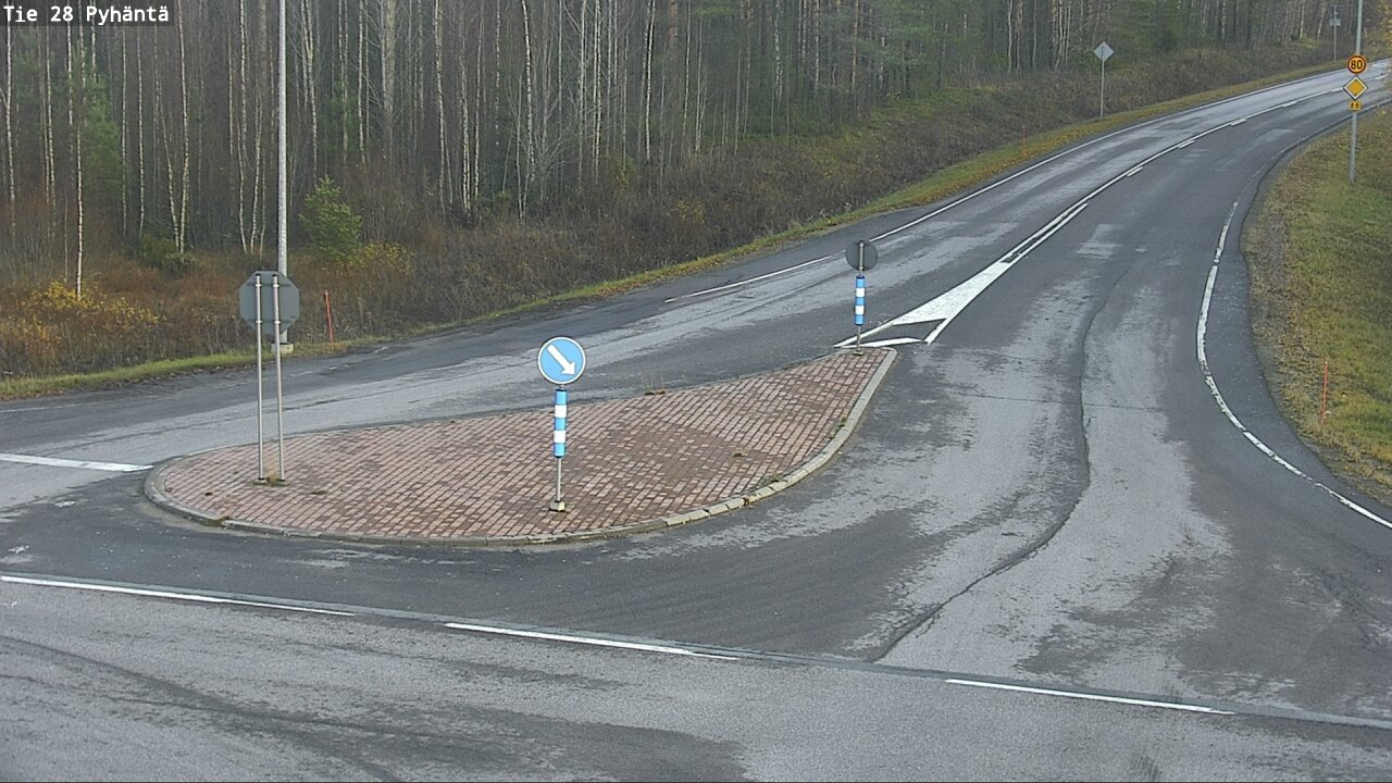 Kelikamerat Kuva Tie 28 Pyhäntä, Pyhäntä, Pohjois-Pohjanmaa
