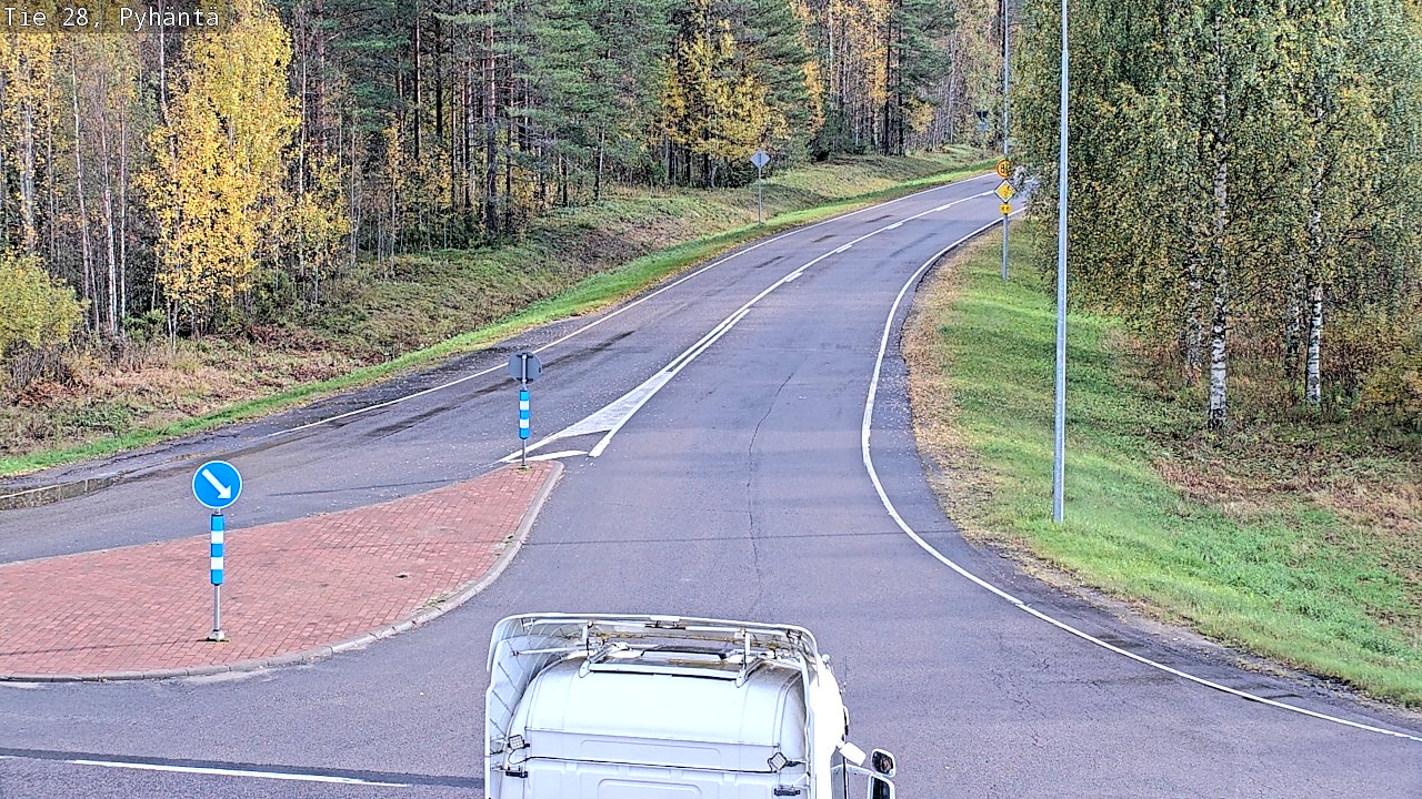 Kelikamerat Kuva Tie 28 Pyhäntä, Pyhäntä, Pohjois-Pohjanmaa