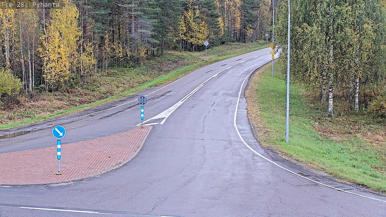 Kelikamerat Kuva Tie 28 Pyhäntä, Pyhäntä, Pohjois-Pohjanmaa