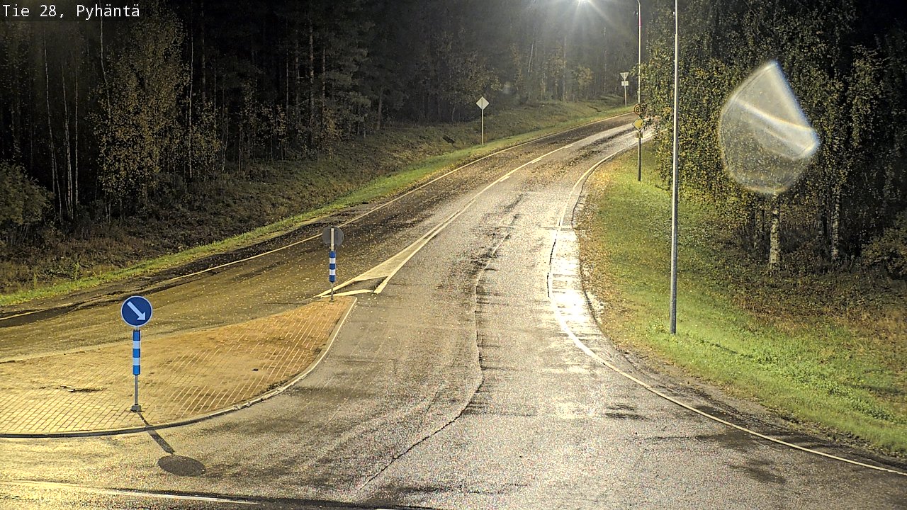 Kelikamerat Kuva Tie 28 Pyhäntä, Pyhäntä, Pohjois-Pohjanmaa