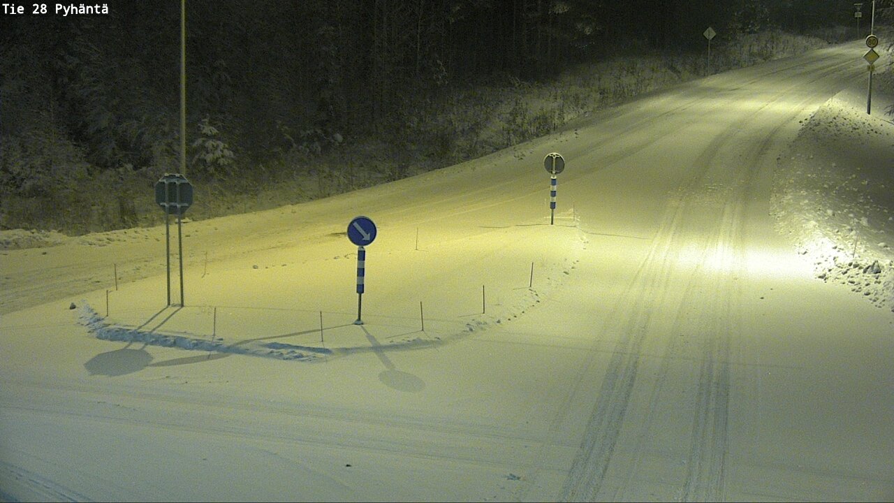 Kelikamerat Kuva Tie 28 Pyhäntä, Pyhäntä, Pohjois-Pohjanmaa