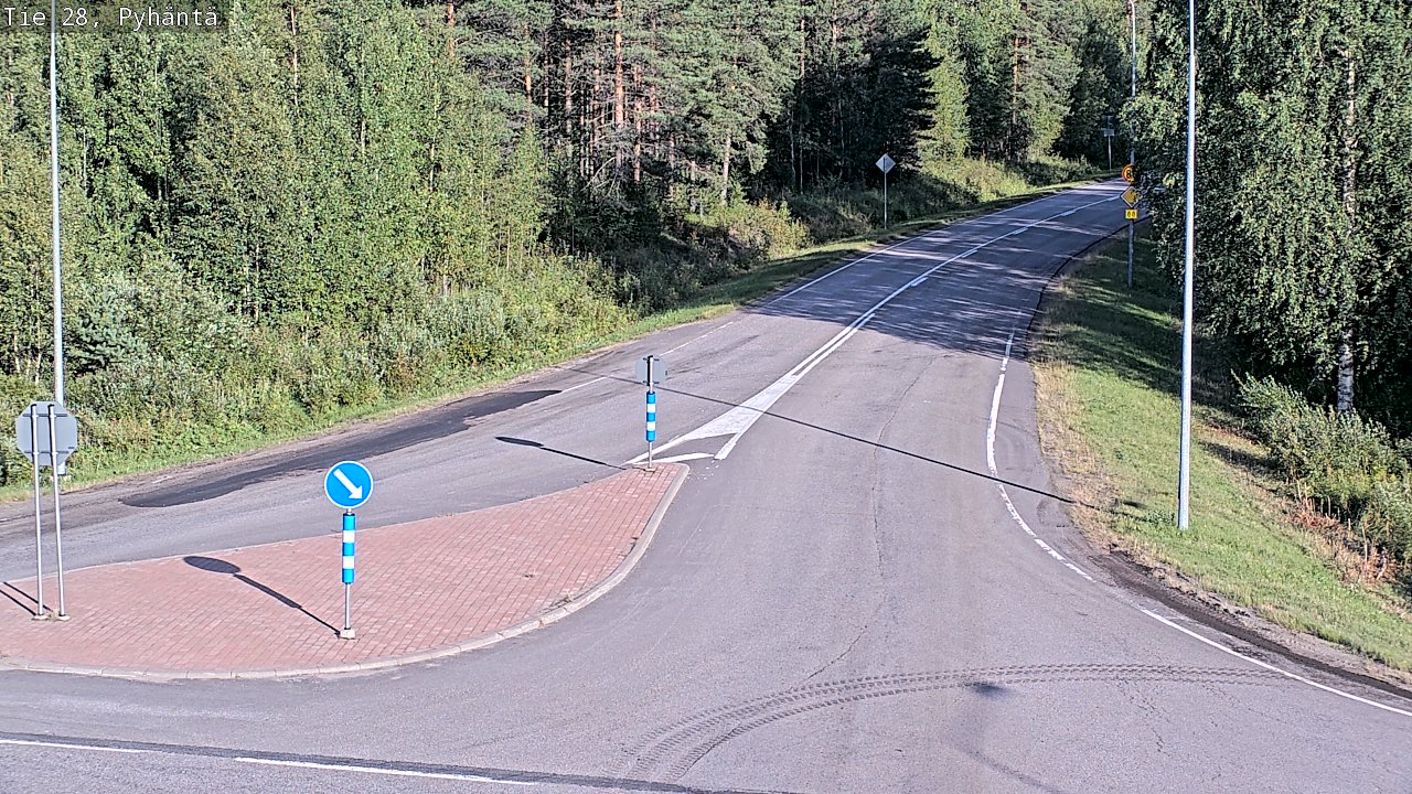 Kelikamerat Kuva Tie 28 Pyhäntä, Pyhäntä, Pohjois-Pohjanmaa