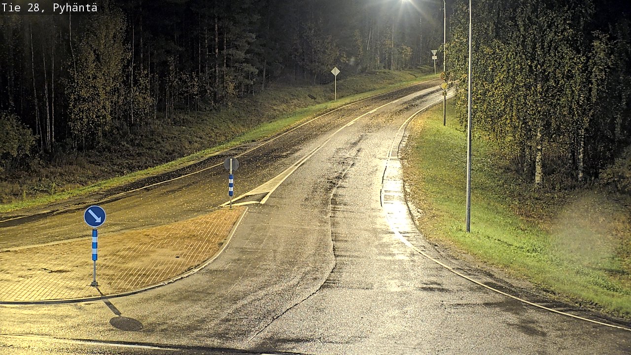 Kelikamerat Kuva Tie 28 Pyhäntä, Pyhäntä, Pohjois-Pohjanmaa
