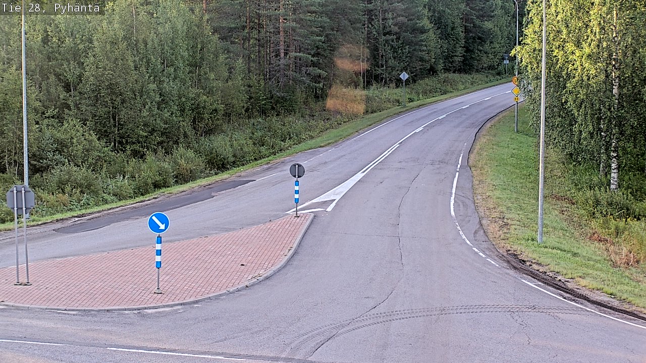 Kelikamerat Kuva Tie 28 Pyhäntä, Pyhäntä, Pohjois-Pohjanmaa