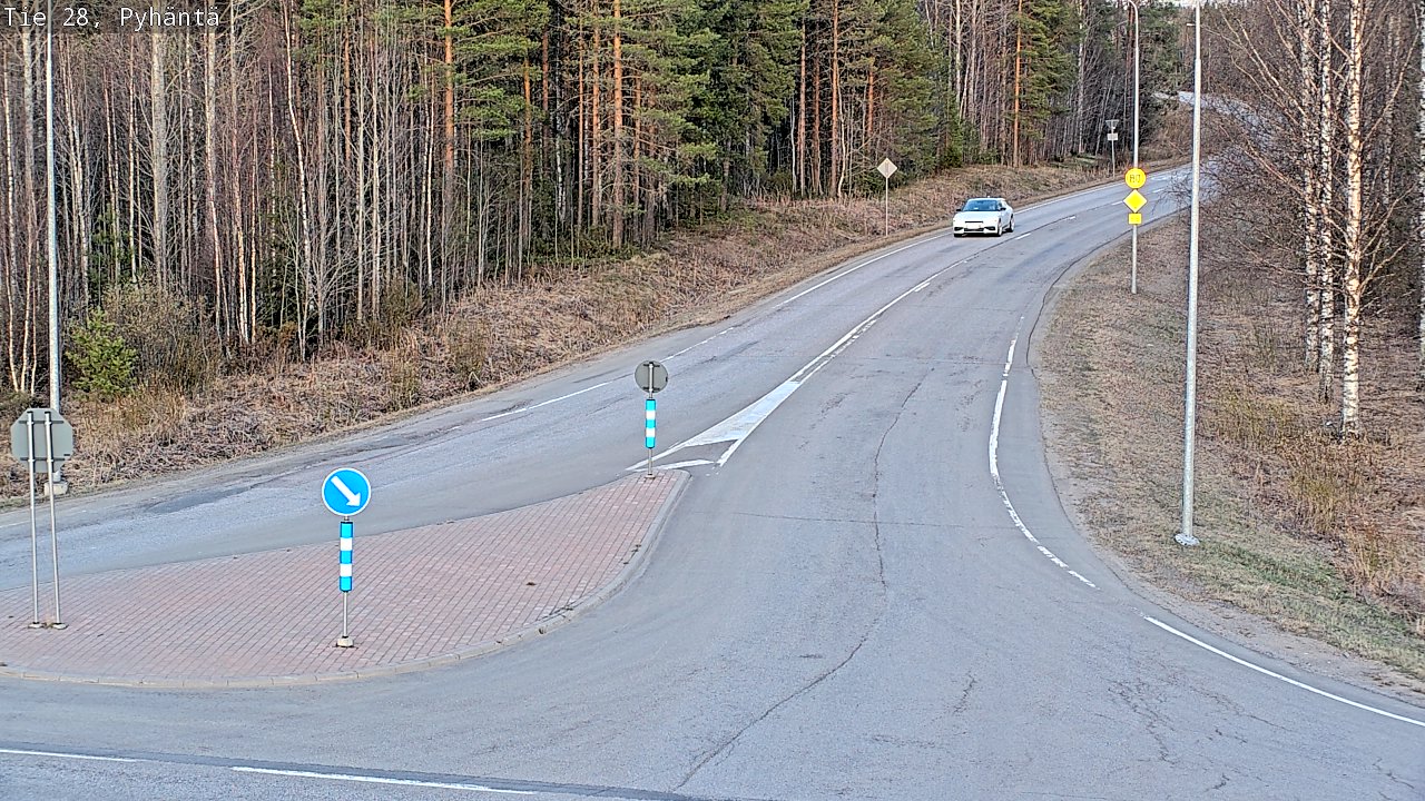 Kelikamerat Kuva Tie 28 Pyhäntä, Pyhäntä, Pohjois-Pohjanmaa