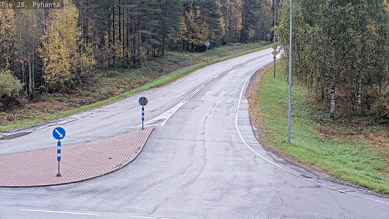 Kelikamerat Kuva Tie 28 Pyhäntä, Pyhäntä, Pohjois-Pohjanmaa