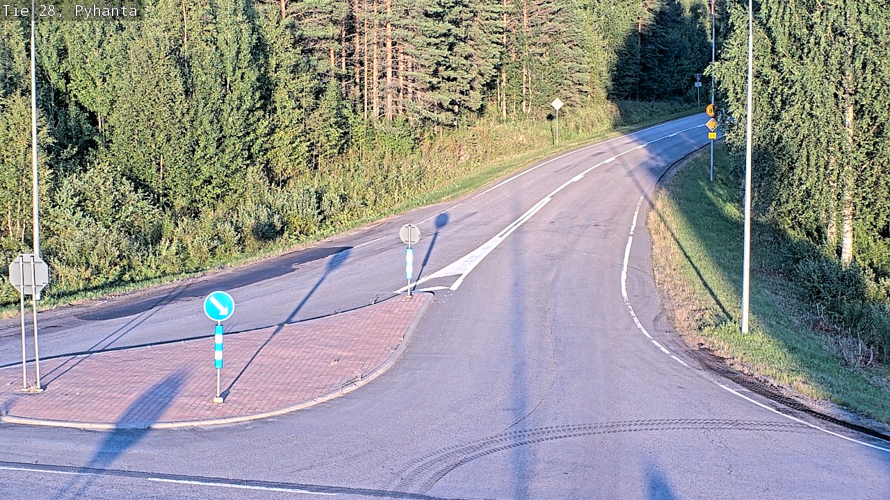Kelikamerat Kuva Tie 28 Pyhäntä, Pyhäntä, Pohjois-Pohjanmaa