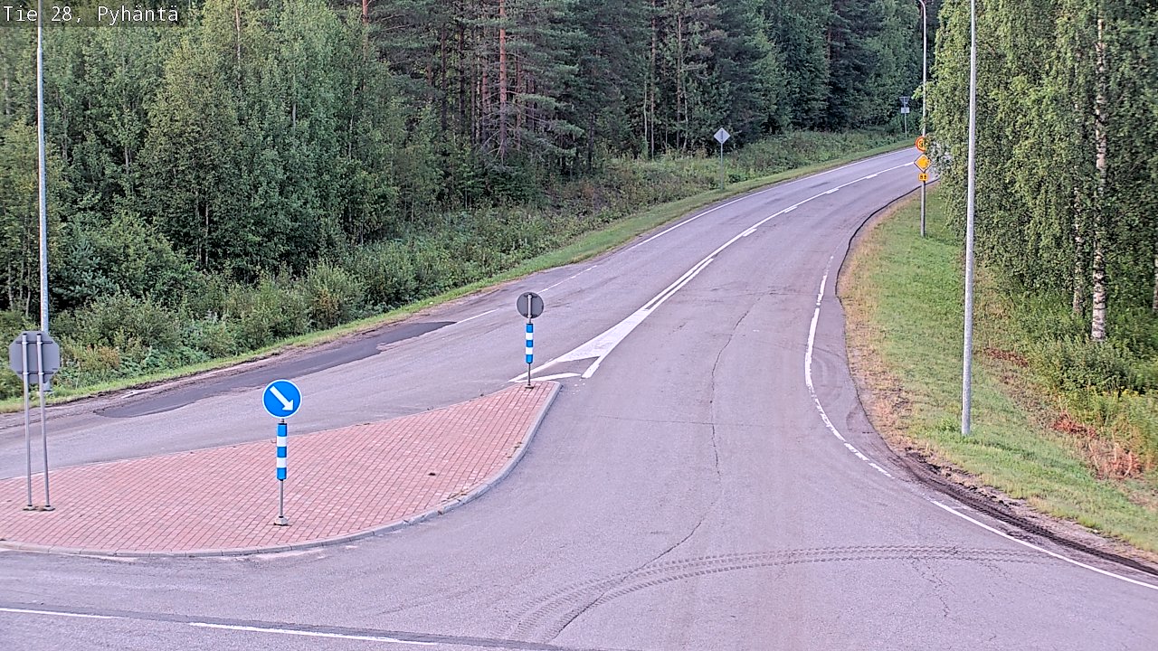 Kelikamerat Kuva Tie 28 Pyhäntä, Pyhäntä, Pohjois-Pohjanmaa