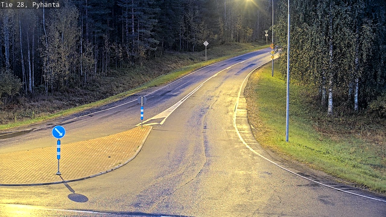 Kelikamerat Kuva Tie 28 Pyhäntä, Pyhäntä, Pohjois-Pohjanmaa