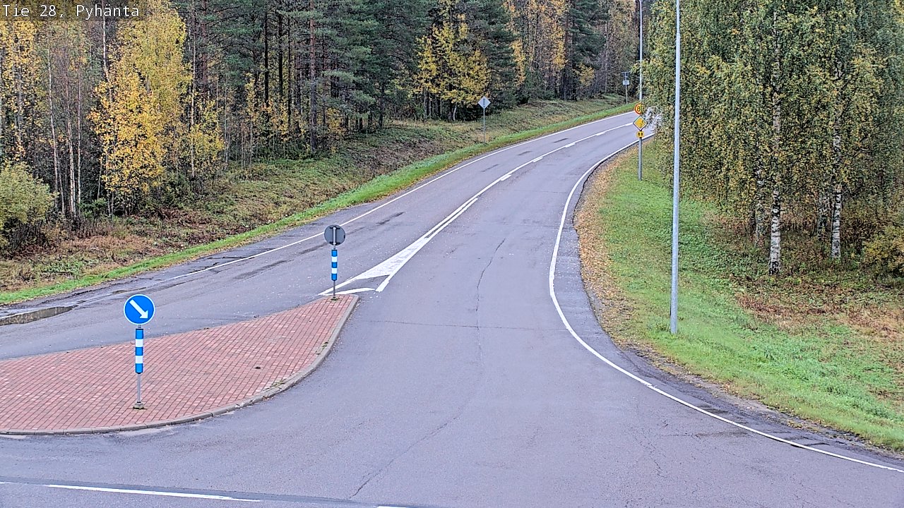 Kelikamerat Kuva Tie 28 Pyhäntä, Pyhäntä, Pohjois-Pohjanmaa
