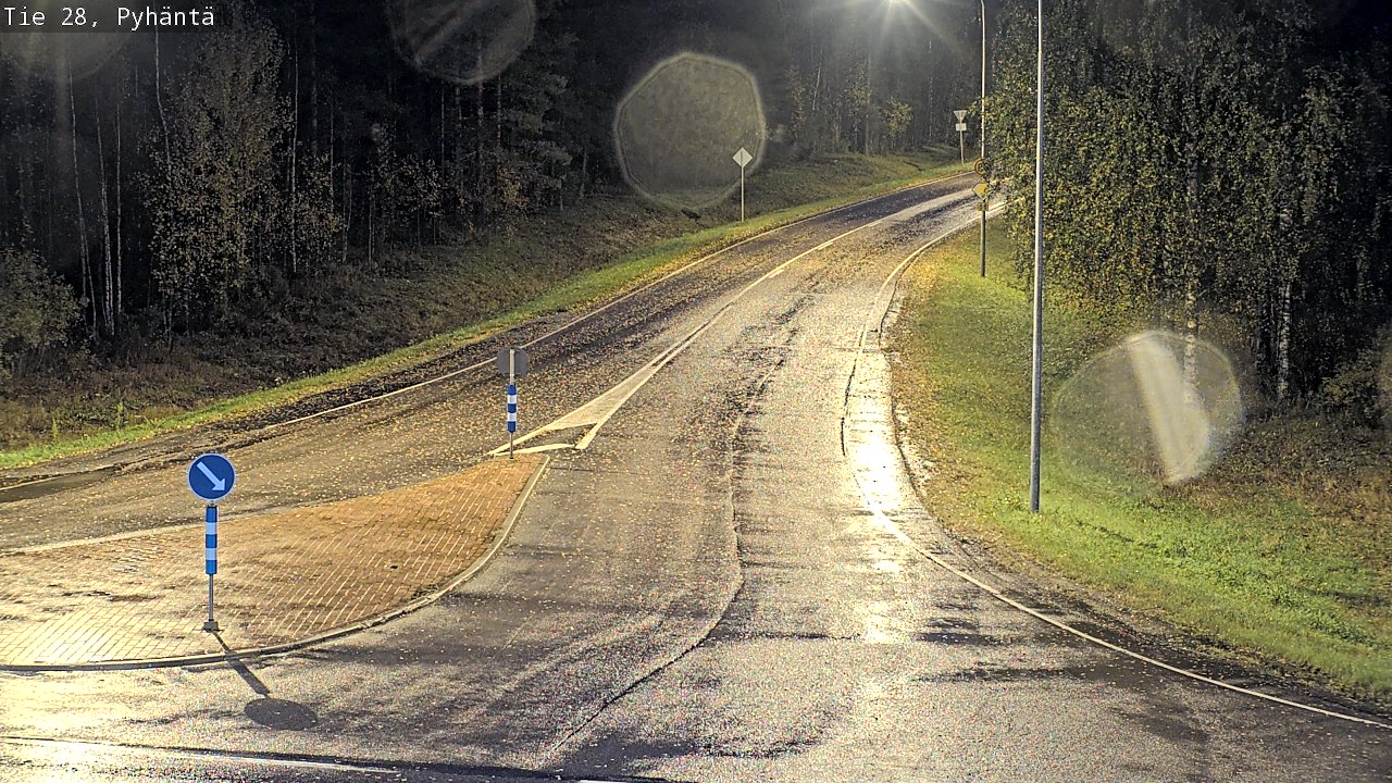 Kelikamerat Kuva Tie 28 Pyhäntä, Pyhäntä, Pohjois-Pohjanmaa