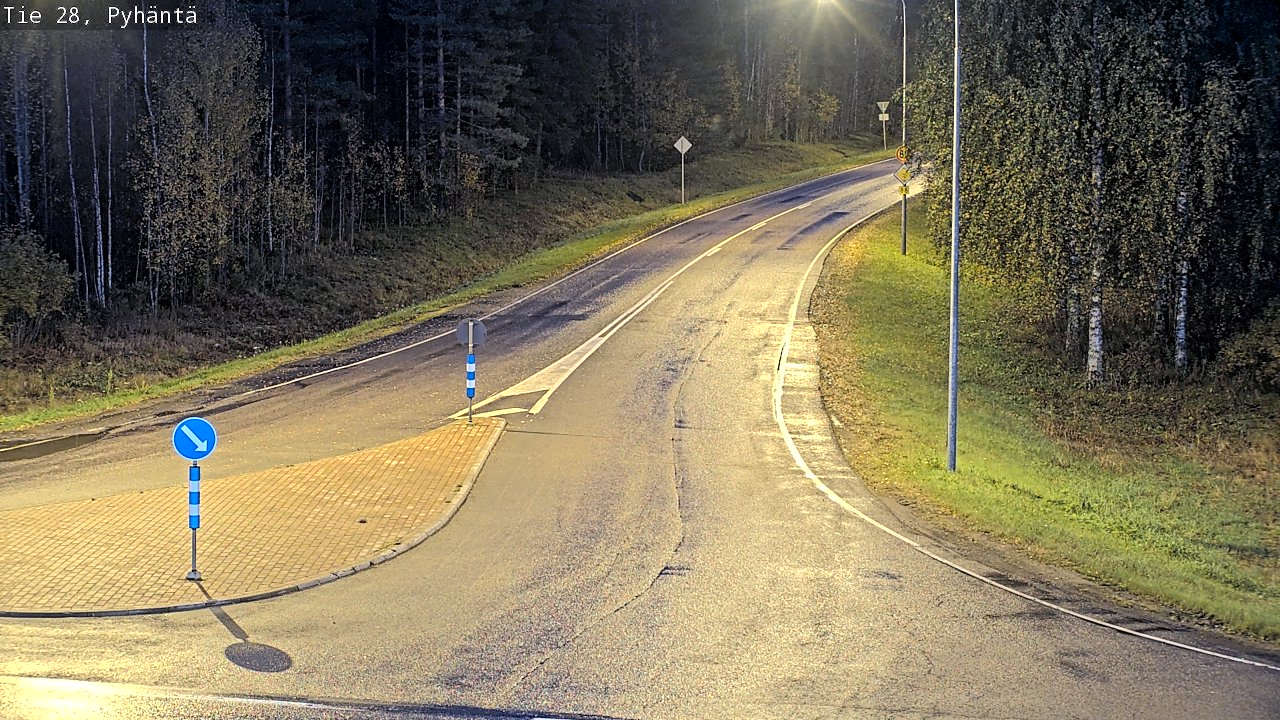 Kelikamerat Kuva Tie 28 Pyhäntä, Pyhäntä, Pohjois-Pohjanmaa
