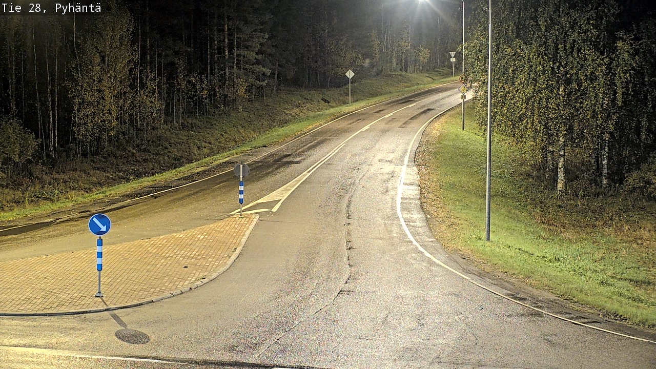 Kelikamerat Kuva Tie 28 Pyhäntä, Pyhäntä, Pohjois-Pohjanmaa