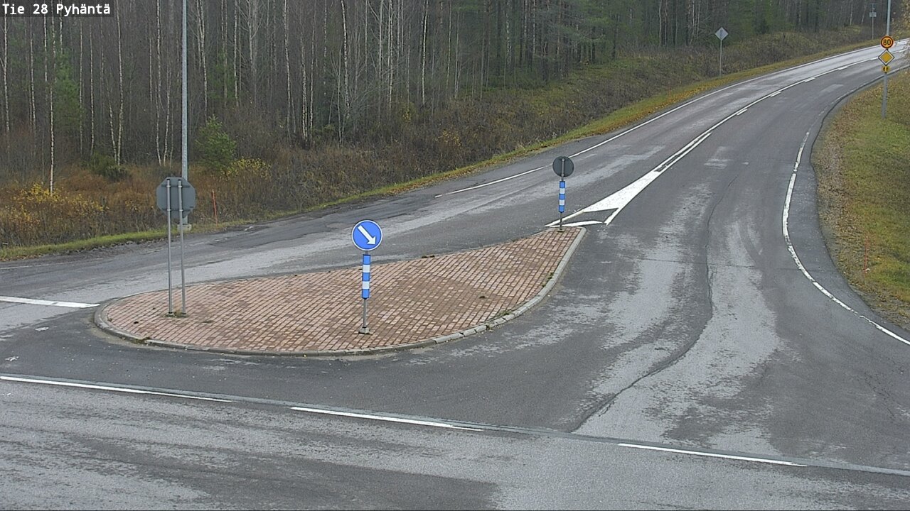 Kelikamerat Kuva Tie 28 Pyhäntä, Pyhäntä, Pohjois-Pohjanmaa