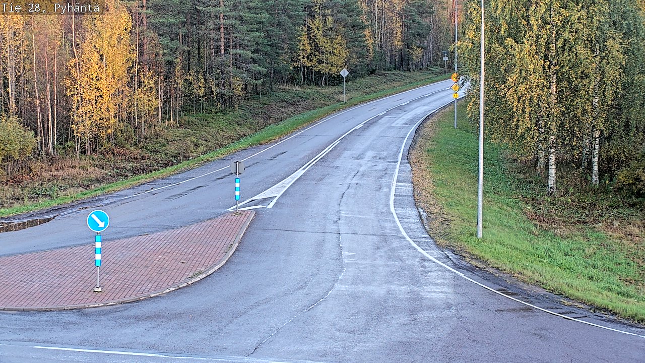 Kelikamerat Kuva Tie 28 Pyhäntä, Pyhäntä, Pohjois-Pohjanmaa