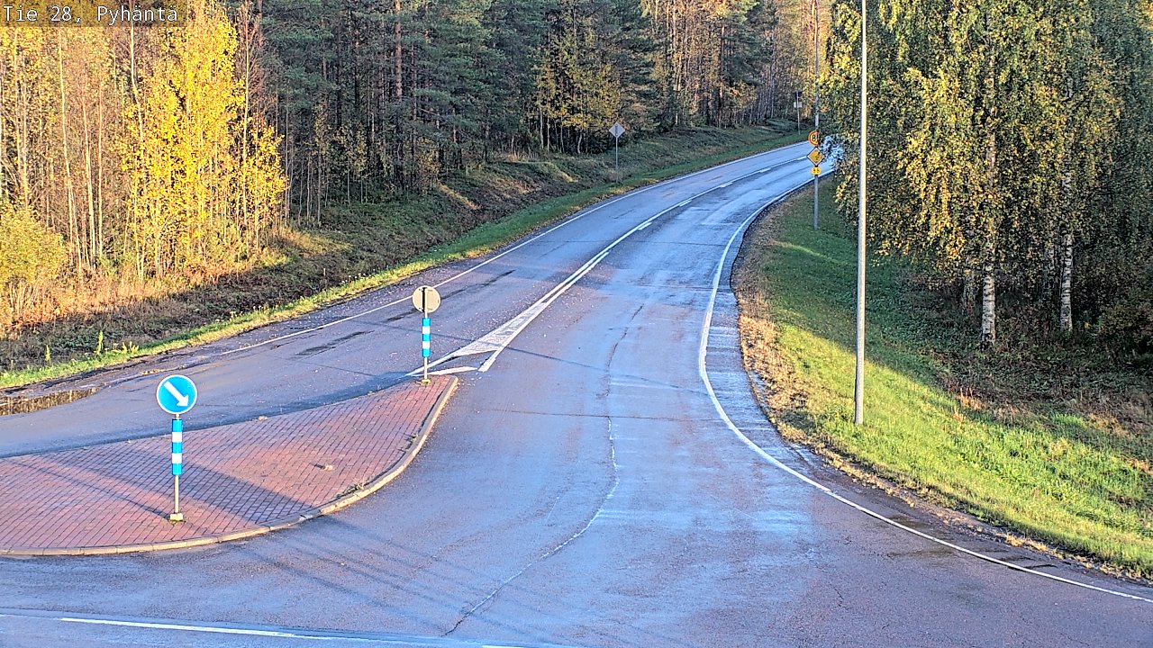Kelikamerat Kuva Tie 28 Pyhäntä, Pyhäntä, Pohjois-Pohjanmaa