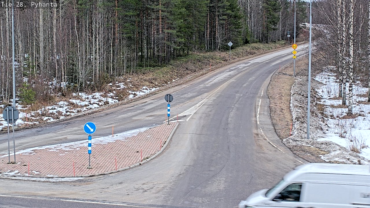Kelikamerat Kuva Tie 28 Pyhäntä, Pyhäntä, Pohjois-Pohjanmaa
