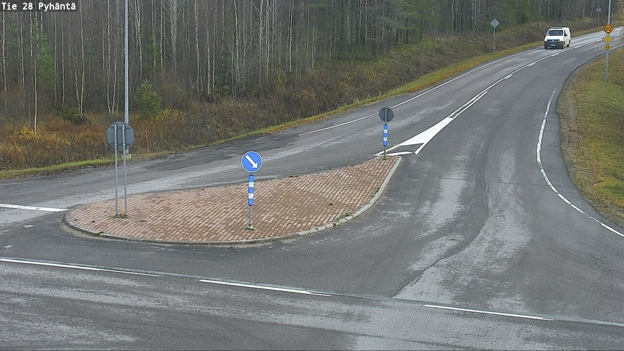 Kelikamerat Kuva Tie 28 Pyhäntä, Pyhäntä, Pohjois-Pohjanmaa
