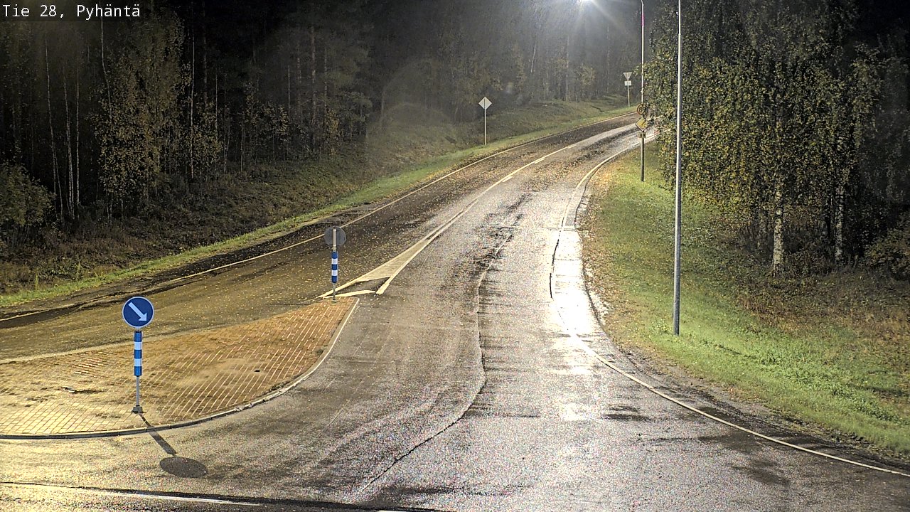Kelikamerat Kuva Tie 28 Pyhäntä, Pyhäntä, Pohjois-Pohjanmaa