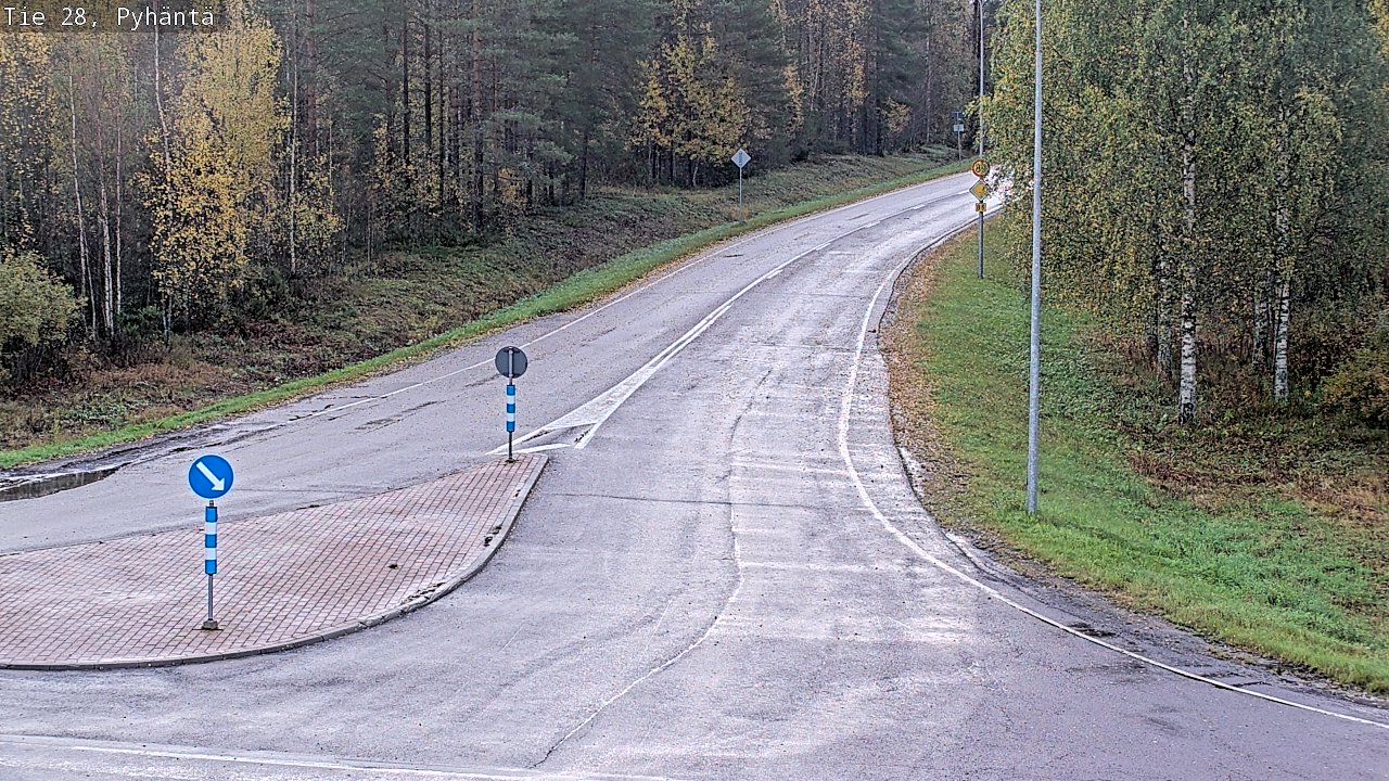 Kelikamerat Kuva Tie 28 Pyhäntä, Pyhäntä, Pohjois-Pohjanmaa