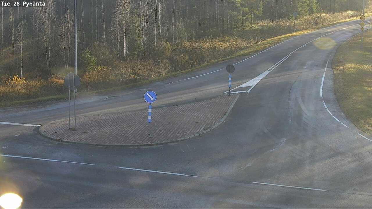 Kelikamerat Kuva Tie 28 Pyhäntä, Pyhäntä, Pohjois-Pohjanmaa