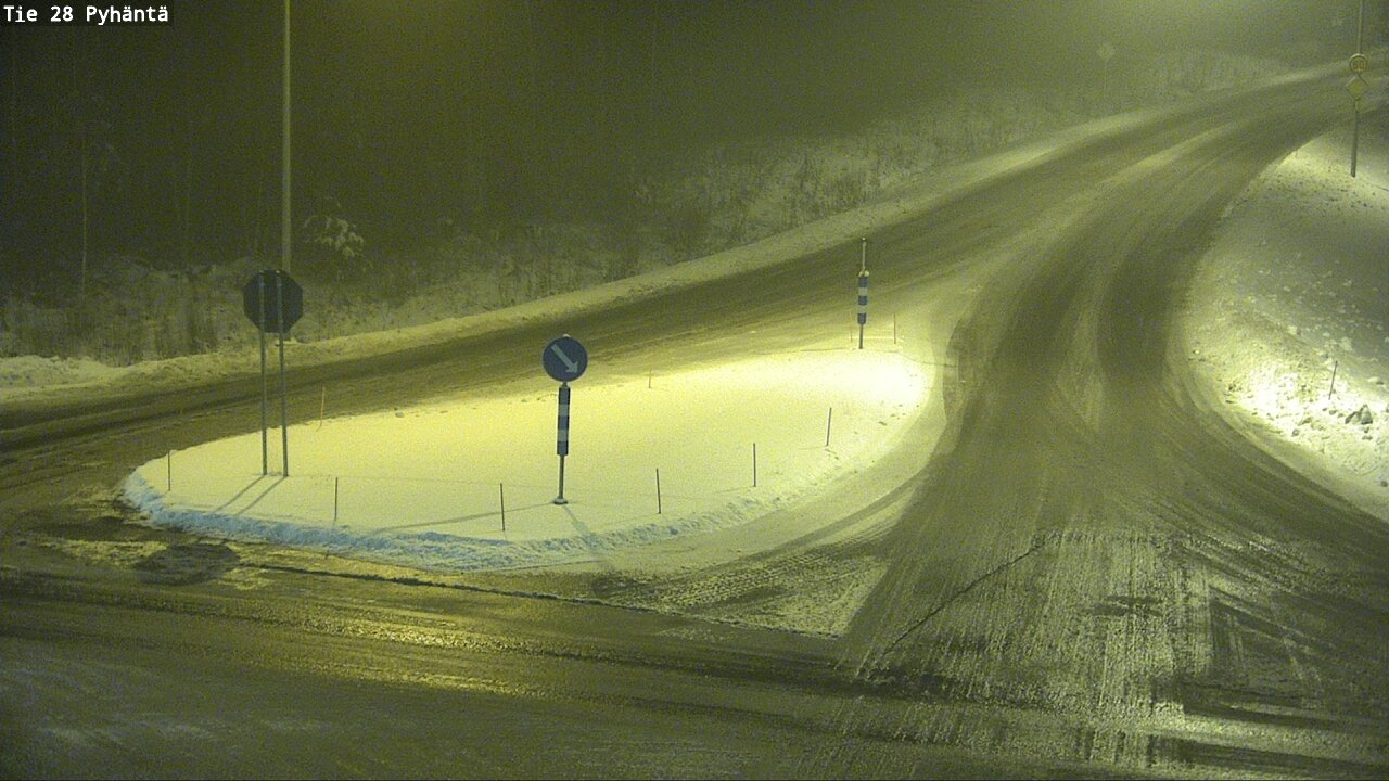 Weather Camera Image Road 28 Pyhäntä, Pyhäntä, Pohjois-Pohjanmaa