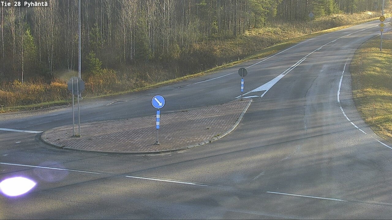 Kelikamerat Kuva Tie 28 Pyhäntä, Pyhäntä, Pohjois-Pohjanmaa