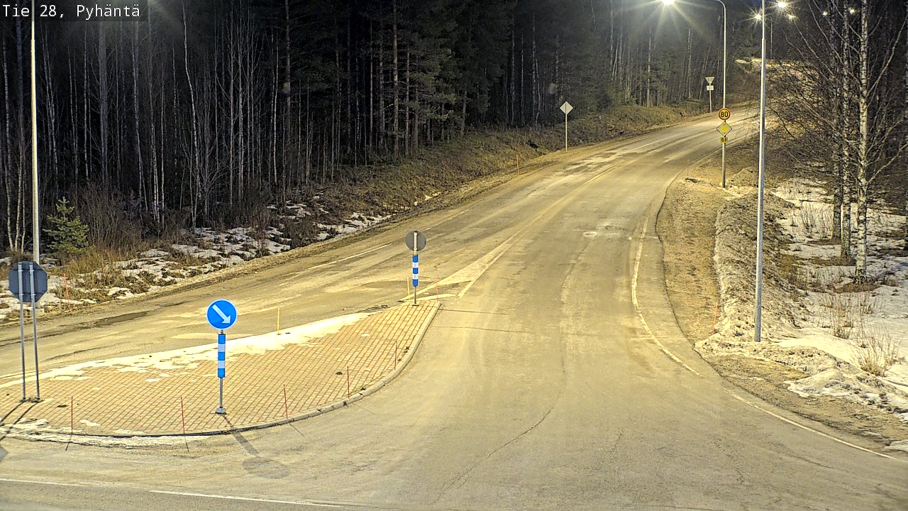 Kelikamerat Kuva Tie 28 Pyhäntä, Pyhäntä, Pohjois-Pohjanmaa