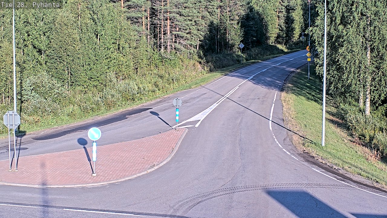 Kelikamerat Kuva Tie 28 Pyhäntä, Pyhäntä, Pohjois-Pohjanmaa