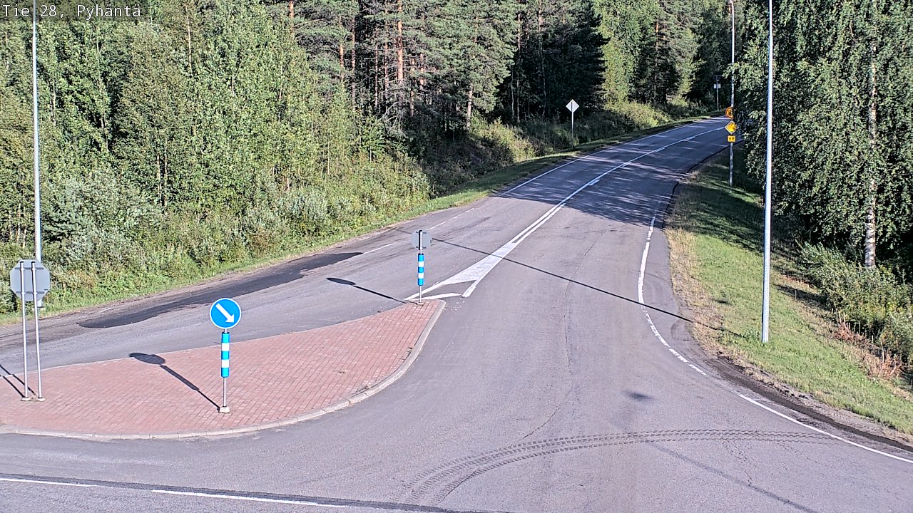 Kelikamerat Kuva Tie 28 Pyhäntä, Pyhäntä, Pohjois-Pohjanmaa