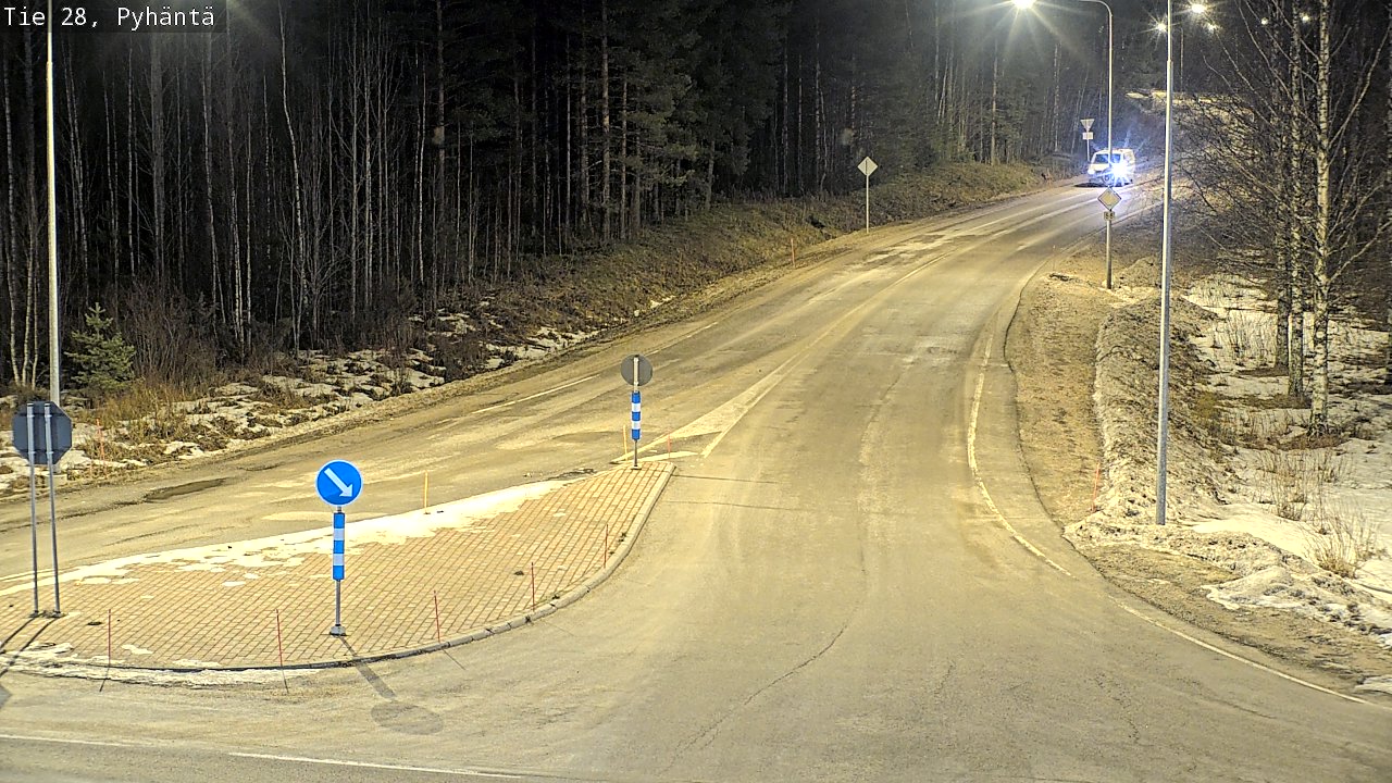 Kelikamerat Kuva Tie 28 Pyhäntä, Pyhäntä, Pohjois-Pohjanmaa