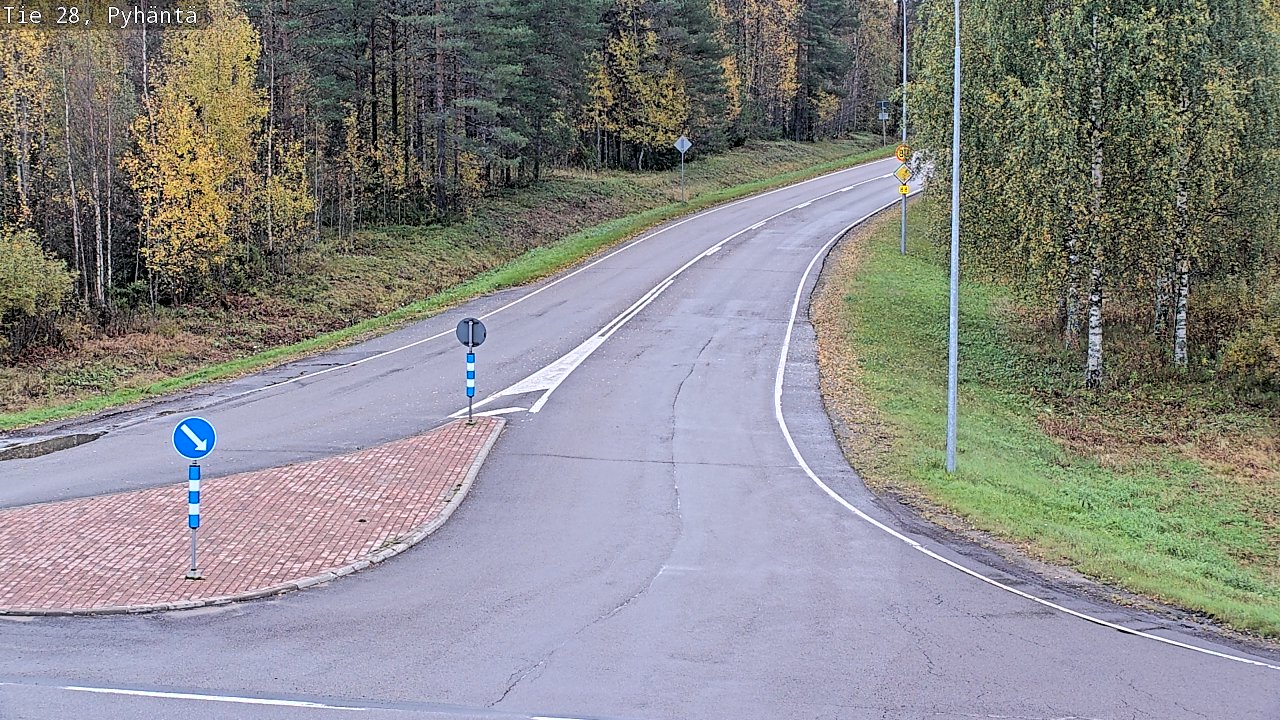 Kelikamerat Kuva Tie 28 Pyhäntä, Pyhäntä, Pohjois-Pohjanmaa